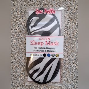 Zebra Stripe Satin Sleep Mask